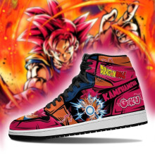 (12 (Adults')) Goku God Sport Gym Sneaker Dragon Ball Anime Shoe