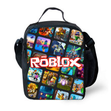 (Pattern 04) Roblox Lunch Bags Thermal Insulated Cooler School