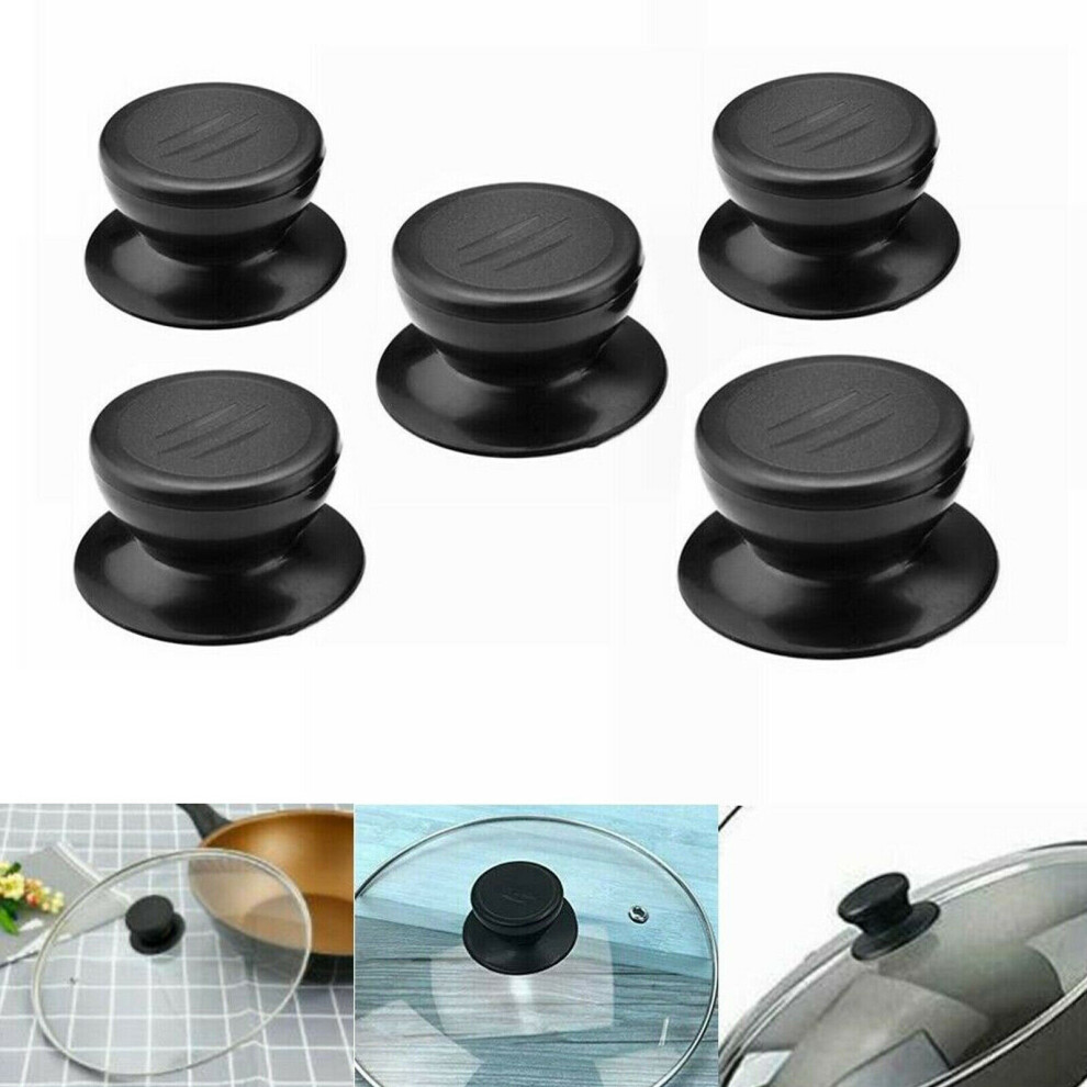 (5Pcs) Kitchen Cooking Pot Pan Lids Replacement Knob Lifting Handle Saucepan Lid