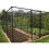 (2m, 2m) Walk In Fruit and Vegetable Cages Black Aluminium 1