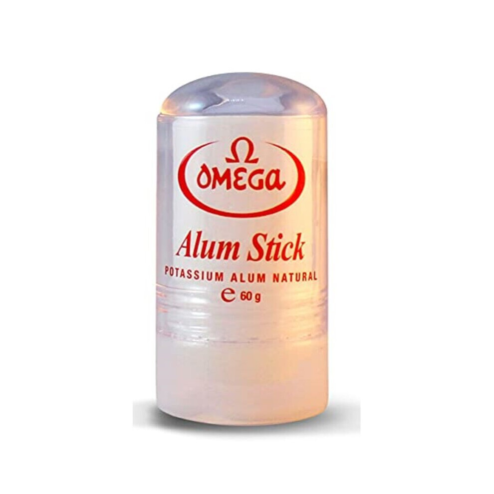 Omega Potassium Alum Stick After Shave Shaving Facial Toner Treatment Of Razor Cuts & Nicks