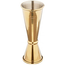 Jigger de estilo japon   s de barfly 1 oz x 2 oz de ouro M37005GD