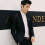 (Black, M) Men's formal single-button blazer business jacket 1