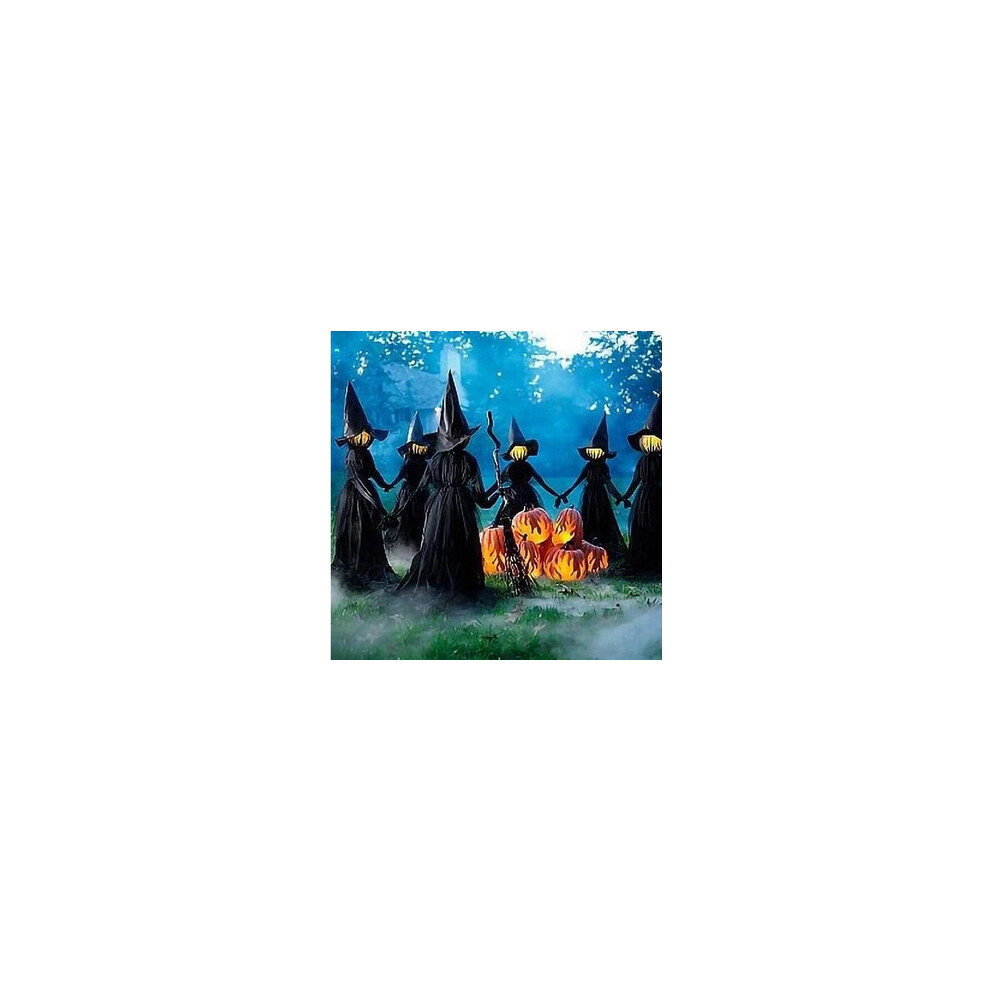 170cm Halloween Light-Up Witches Ghost Decoration Voice Control