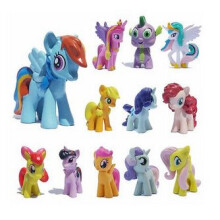 12Pcs My Little Pony Friendship Action Figure Toy