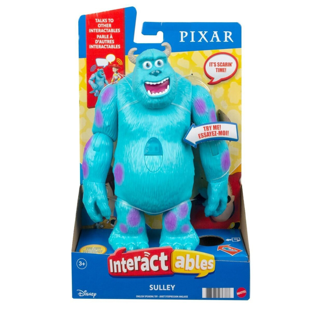 Mattel Monsters Inc. Sully Interactables Action Figure By