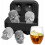 3D Skull Ice Cube Tray Mould Makes Four Vivid Skulls Silicone Ice Cube Maker 1