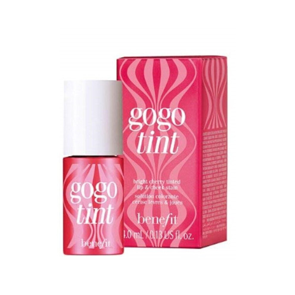 Benefit Gogo Tint Bright Cherry Tinted Lip & Cheek Stain, 0.2 Fl Oz