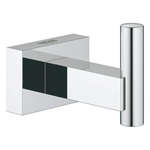 Grohe GROHE 40511001 Essentials Cube Robe Hook Starlight Chrome