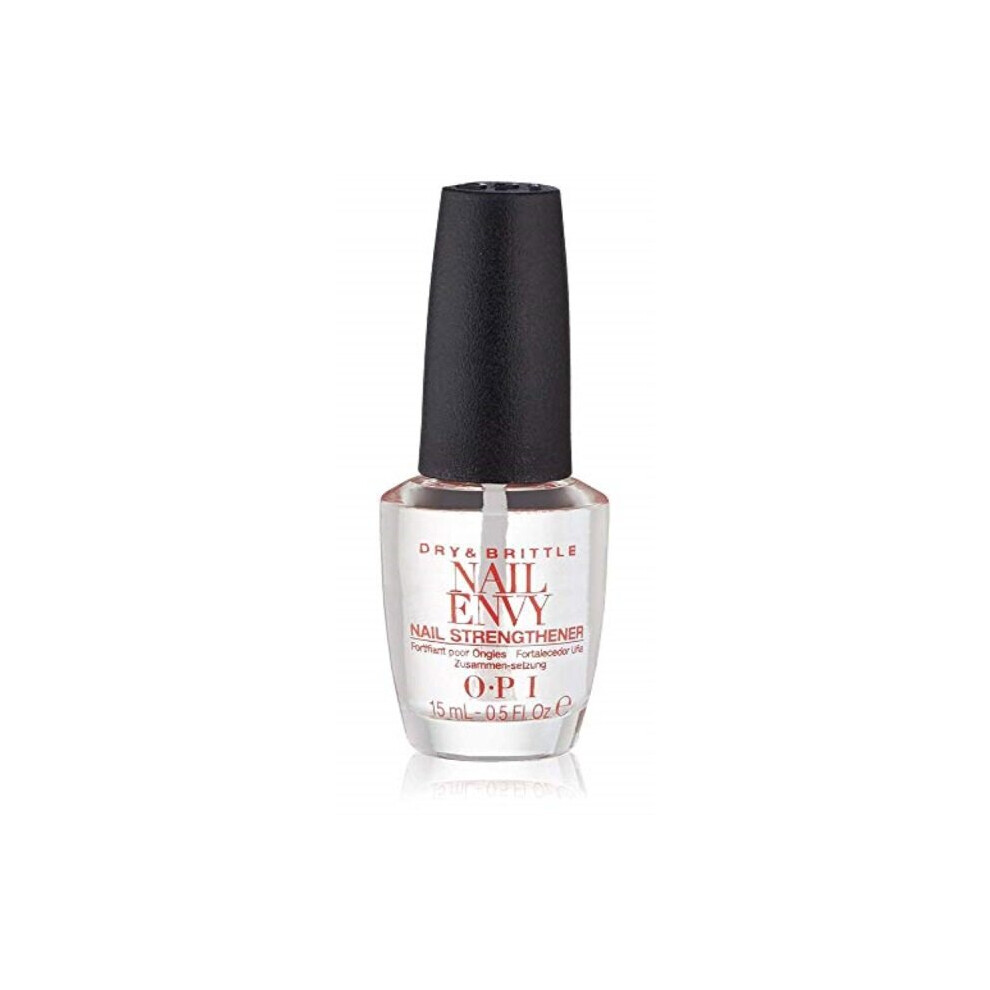 OPI Nail Strengthener, Dry and Brittle Nail Envy Treatment, 0.5 Fl Oz