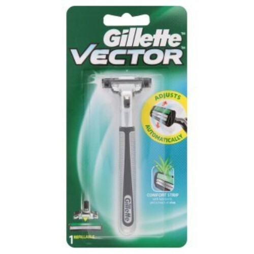 Gillette Gillette Vector Adjusts Automatically-pivoting Head Razor 1 Pc