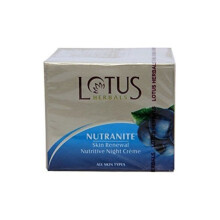 Lotus Herbal Skin Renewal Nutritive Night Cream, 50gm