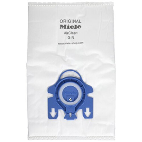 Miele Miele AirClean 3D Αποδοτικότητα Σακούλα Σκόνης, Τύπος GN, (2 Κουτιά = 8 Σακούλες & 4 Φίλτρα)