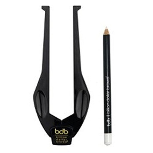 Billion Dollar Brows 2-Τεμαχίων Brow Buddy Contour Stencil Microblading Kit για Συμμετρικά Φρύδια, Μαύρο