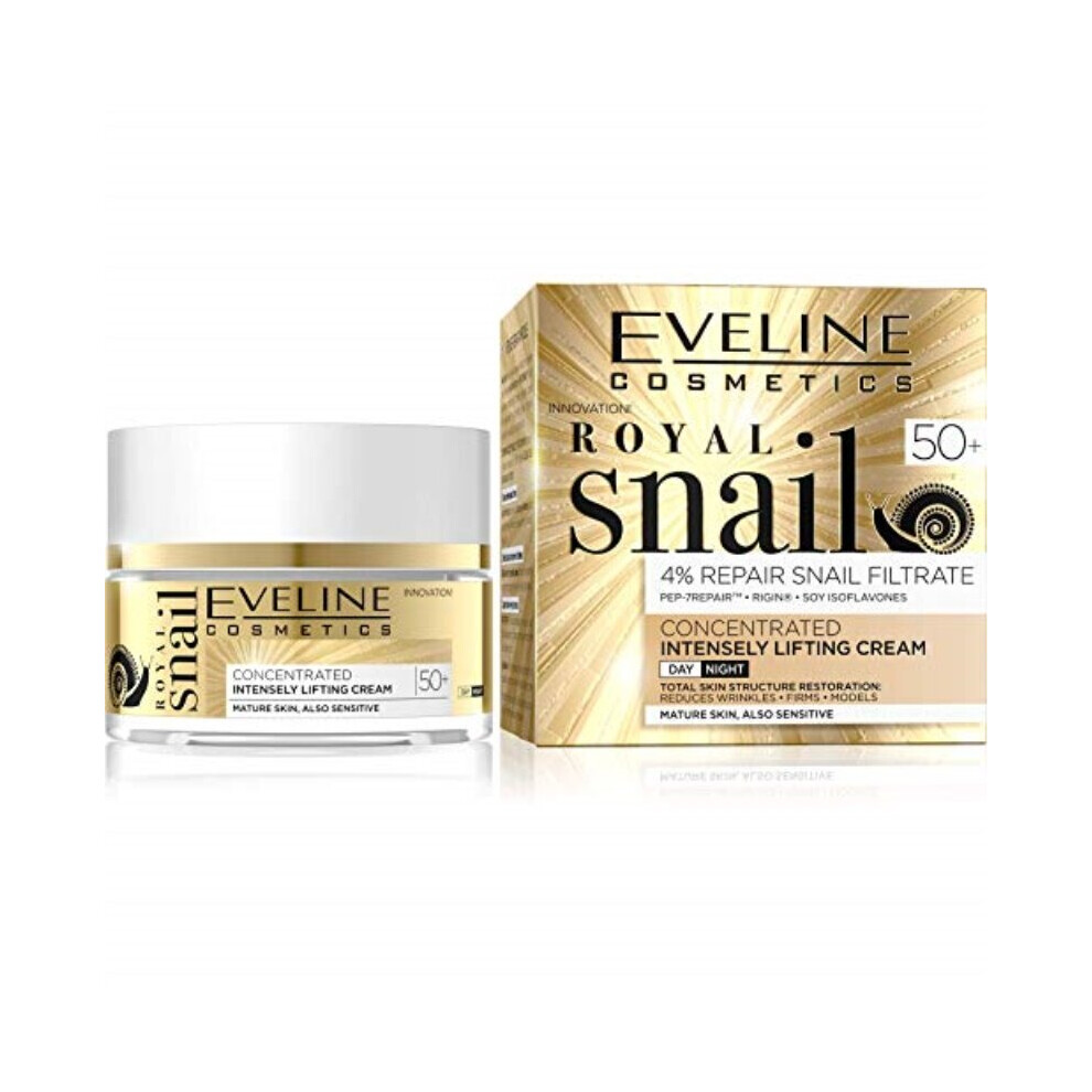 Eveline Cosmetics Royal Snail Concentrated Lifting Day And Night Cream Ages 50 And Up