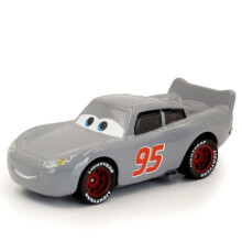 (McQueen-Gray, 8x3.5x3cm/3.1x1.3x1.1in) Children's toy alloy car McQueen 95 Disney anime Toys