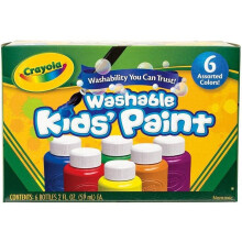 Crayola Tvttbar Barnfrg 6 Rkna Barn Hemma Aktiviteter Mlartillbehr Presenter Diverse