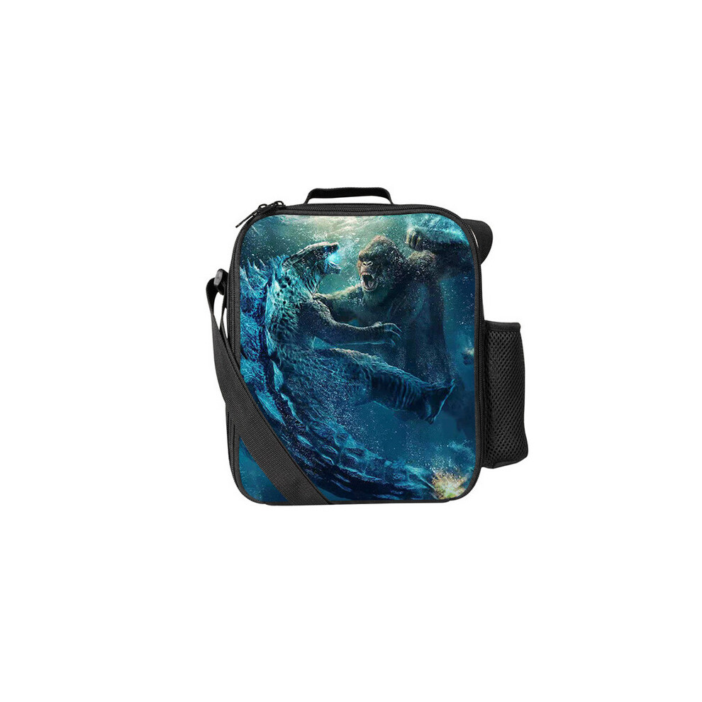 (11) Godzilla Lunch Bag Thermal Insulated Cooler School