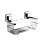 (Pushloc Wall Mounted Suction Bottle Basket) Pushloc Wall Mounted Suction Bathroom Storage 1