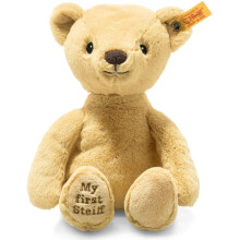 Official Steiff Soft Cuddly Friends My First Steiff Golden Teddy Bear