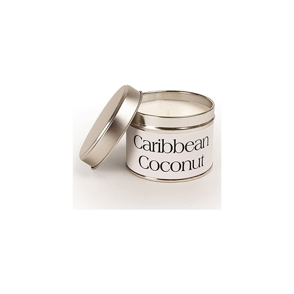 Pintail Candles Caribbean Coconut Candle in A Tin