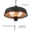 Outsunny Outsunny Adjustable Infrared Halogen Ceiling Mounted Light Heater 1000/2500W 13