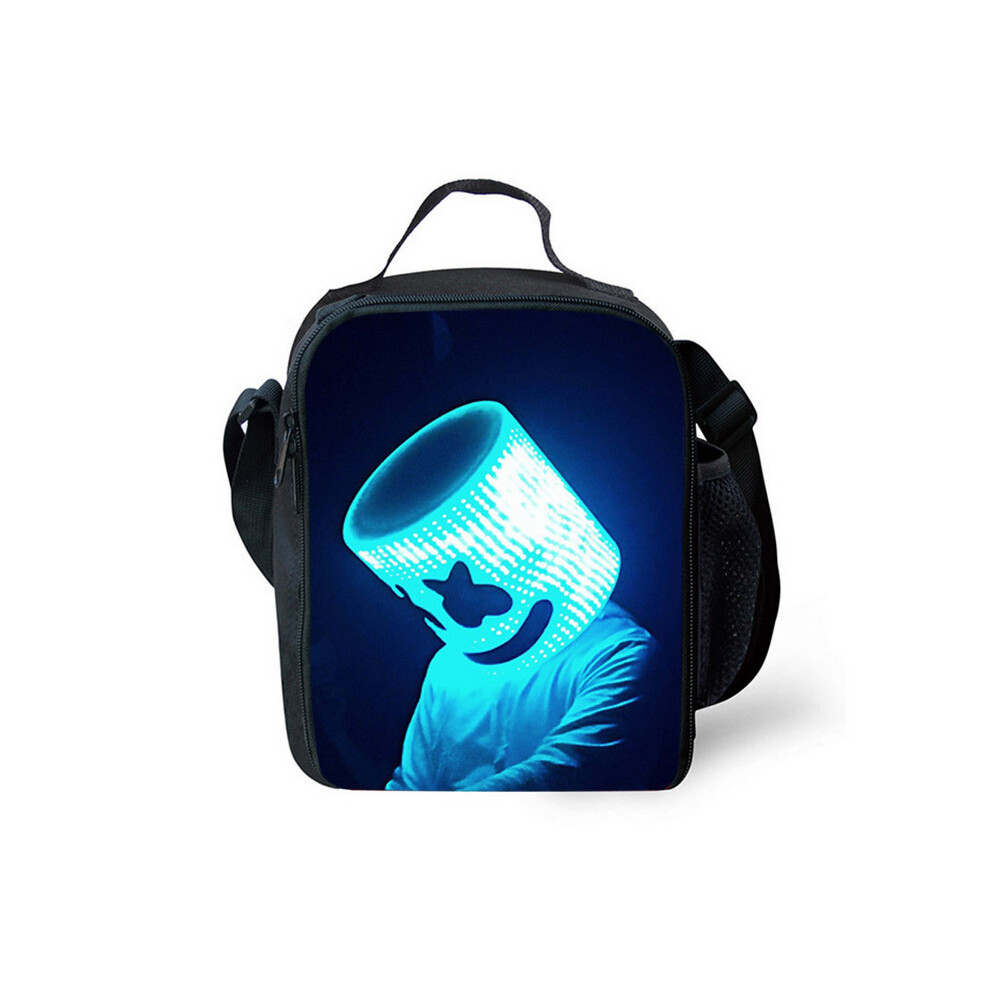 (01) Marshmallow Dj Lunch Bags Thermal Insulated Cooler Multicoloured
