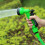 200FT Long Retractable Expandable Magic Garden Hose Pipe With Spray Gun 10