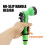 200FT Long Retractable Expandable Magic Garden Hose Pipe With Spray Gun 4