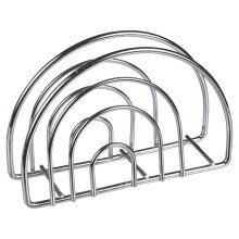 Semi Circle Chrome Wire Napkin Serviette Holder Tissue Dispenser