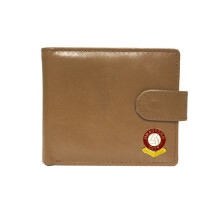Bradford city football club beige leather wallet