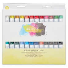 Artiste Acrylic Paint Set 12ml (24pk)
