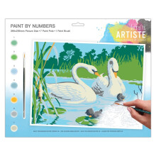 Artiste Large Paint by Numbers - Serene Swans