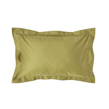 (Standard - 48 x 74 cm, Olive) Egyptian Cotton Oxford Pillowcase 1000 Thread Count