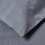 Homescapes (Dark Grey) Luxury Soft Linen V Shaped Pillowcase Plain Textured 5