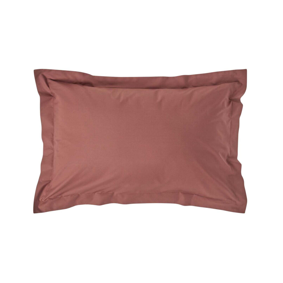 Homescapes (Standard - 48 X 74 Cm, Chocolate) Egyptian Cotton Oxford Pillowcase 200 Tc Equivalent 400 Thread Count Brown