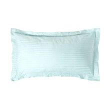 (King - 48 x 91 cm, Blue) Egyptian Cotton Satin Stripe Oxford Pillowcase 330 Thread Count