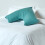 Homescapes (Teal) Egyptian Cotton V Shaped Pillowcase 200 Thread Count 2