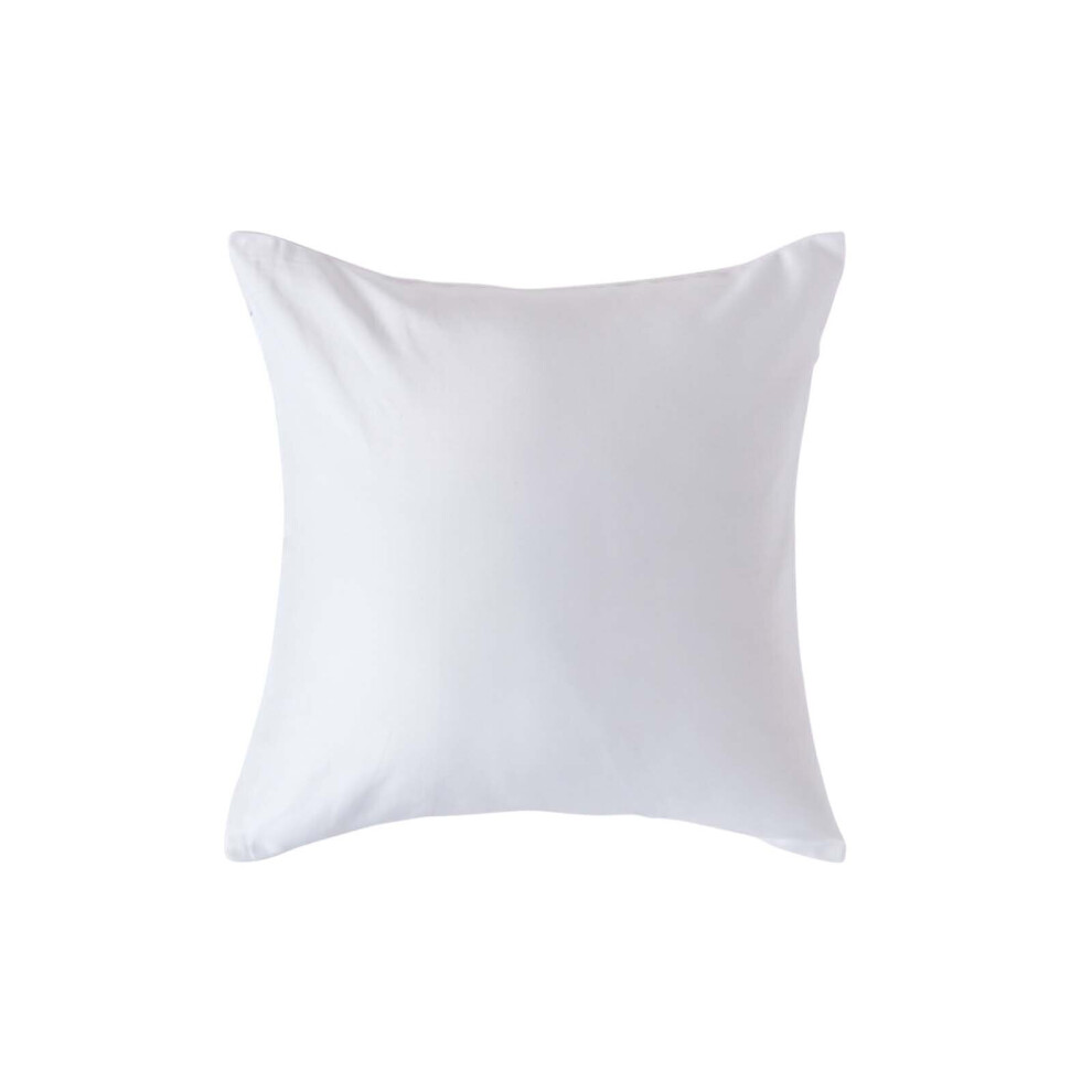 B&Q - White Organic Cotton Continental Pillowcase 400 Tc40 X 40 Cm - Image 3
