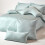 Homescapes (Square - 60 x 60 cm, Duck Egg Blue) Organic Cotton Pillowcase 400TC Equivalent 600 Thread Count 4