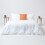 Homescapes (Square - 80 x 80 cm, Burnt Orange) Luxury Soft Linen Pillowcase Plain Textured 5