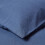 Homescapes (King - 48 x 91 cm, Navy Blue) Luxury Soft Linen Pillowcase Plain Textured 6
