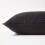 Homescapes (Standard - 48 x 74 cm, Black) Egyptian Cotton Satin Stripe Pillowcase 330 Thread Count 2