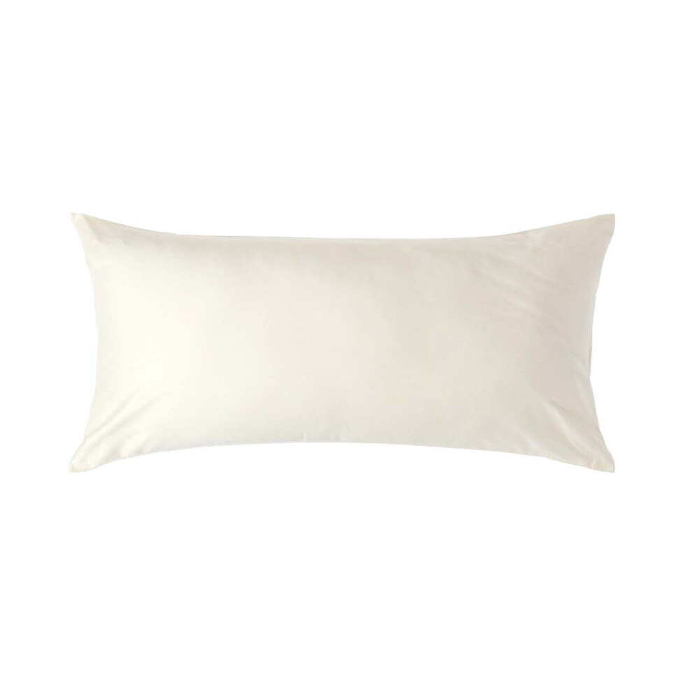 Homescapes (Euro - 40 X 80 Cm, ) Egyptian Cotton Pillowcase 1000 Thread Count Cream