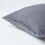 Homescapes (Square - 80 x 80 cm, Dark Grey) Luxury Soft Linen Pillowcase Plain Textured 3