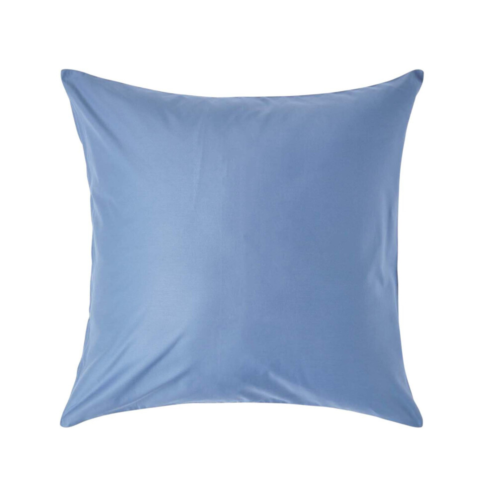 Homescapes (Square - 60 X 60 Cm, Airforce ) Egyptian Cotton Pillowcase 1000 Thread Count Blue