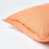 Homescapes (Square - 80 x 80 cm, Burnt Orange) Luxury Soft Linen Pillowcase Plain Textured 3
