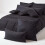 Homescapes (Standard - 48 x 74 cm, Black) Egyptian Cotton Satin Stripe Pillowcase 330 Thread Count 5