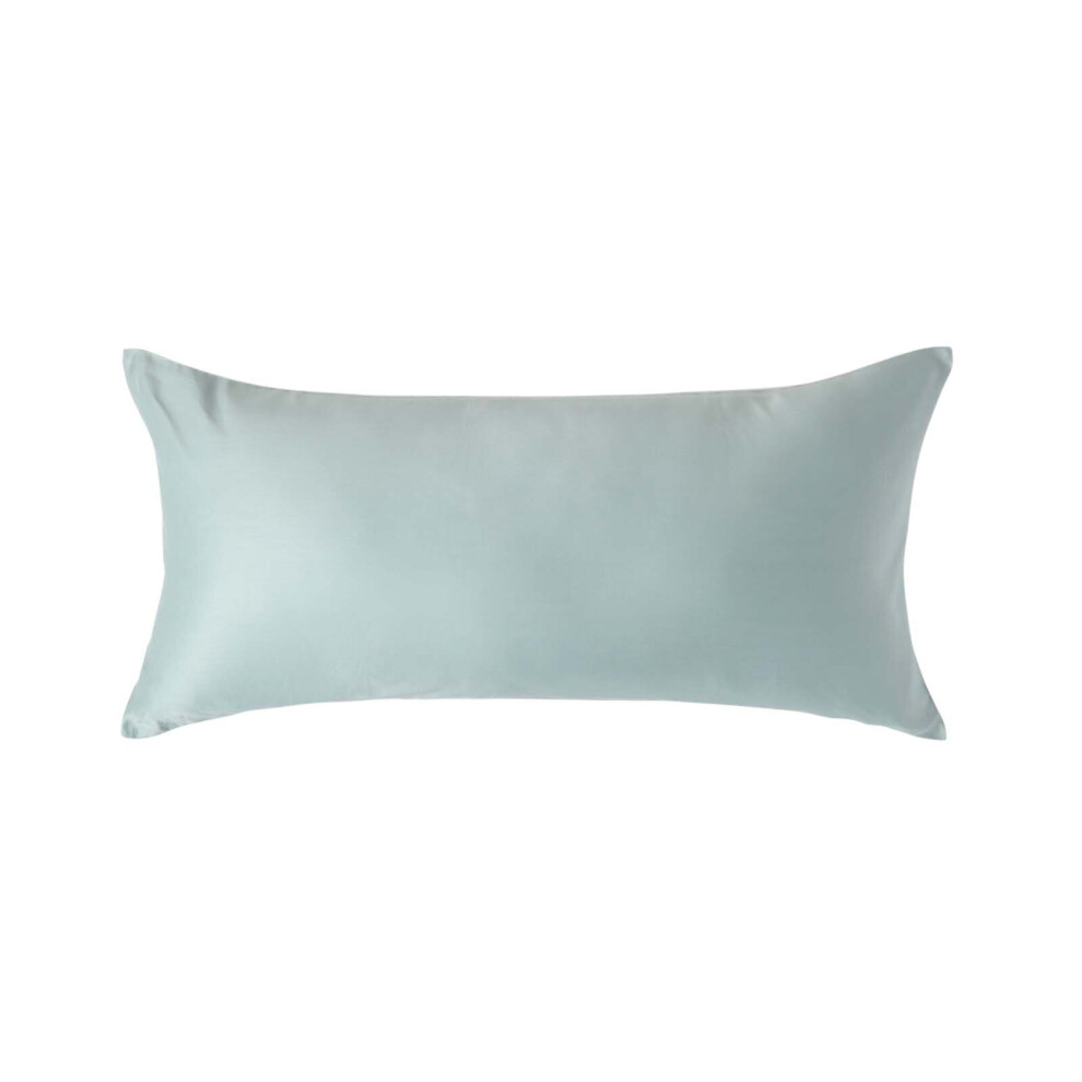 Homescapes Blue Organic 400 Tc Egyptian Cotton Sateen Pillowcase, European Size - 40 X 80 Cm - Image 3