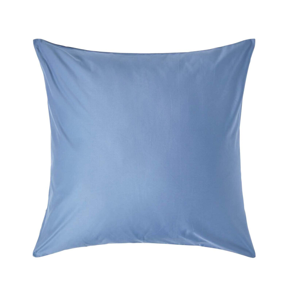 Homescapes (Square - 80 X 80 Cm, Airforce ) Egyptian Cotton Pillowcase 1000 Thread Count Blue